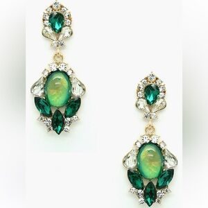 Eye Candy NWT crystal drop earrings
